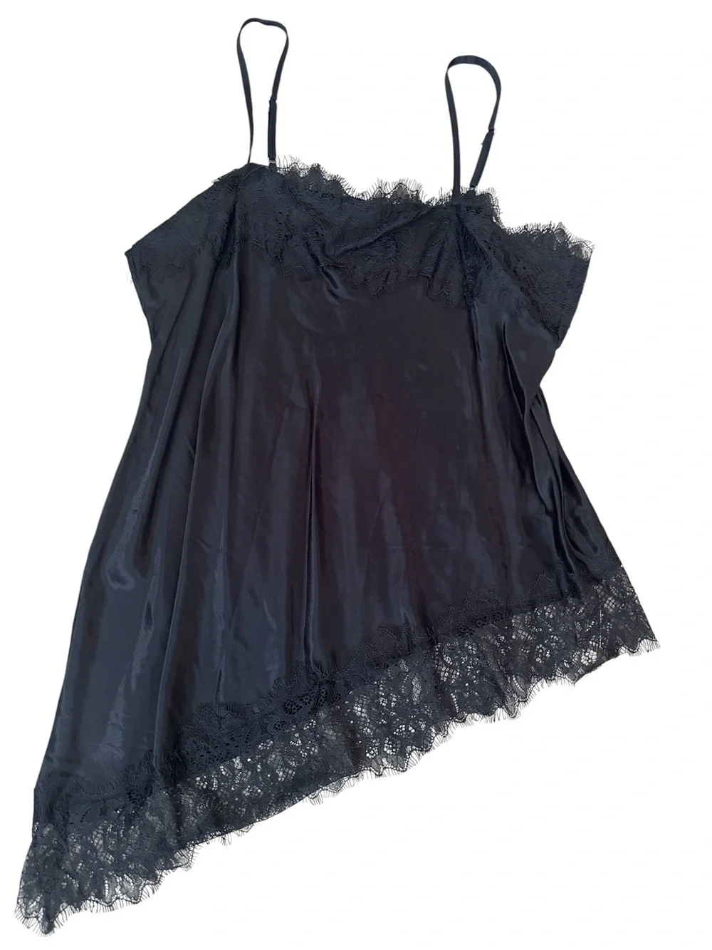 NWT ASOS ASYMMETRIC LACE CAMI TANK SIZE 12 / XL
